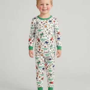 Funny Goose Soccer Tour 2026 Bamboo Two Piece Long Sleeve Pajama Set