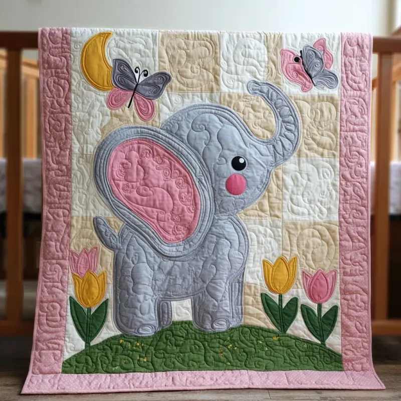 Jungle Buddy Bamboo Quilt Blanket