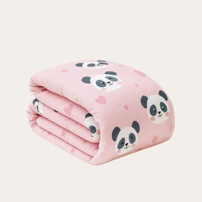HappyBed Kids kinderdekbed Peter Panda, zacht katoenen dekbed voor het hele jaar, hypoallergeen en ademend