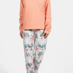 Pyjama Femme biche Blanc 1