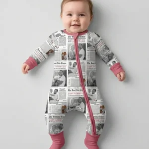 Custom Photo The Best Dad Times Bamboo Convertible Zippy