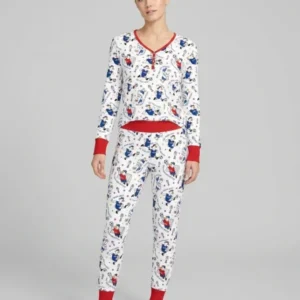 USA Soccer Goose Family Matching Bamboo Women Pajama Set