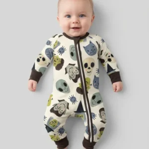Halloween Face Bamboo Convertible Zippy
