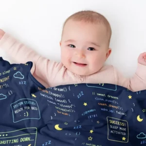 It Techy Job Matching Dad and Son Bamboo Blanket