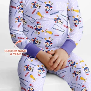 My First World Cup Bamboo Two Piece Long Sleeve Pajama Set