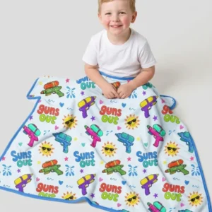 Sun Out Guns Out Bamboo Blanket