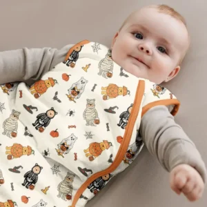 Retro Trick Or Treat Bamboo Sleep Bag