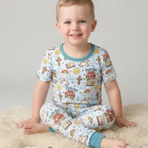 God's Got Big Plans For Me Bamboo Two Piece Short Sleeve Pajama Set