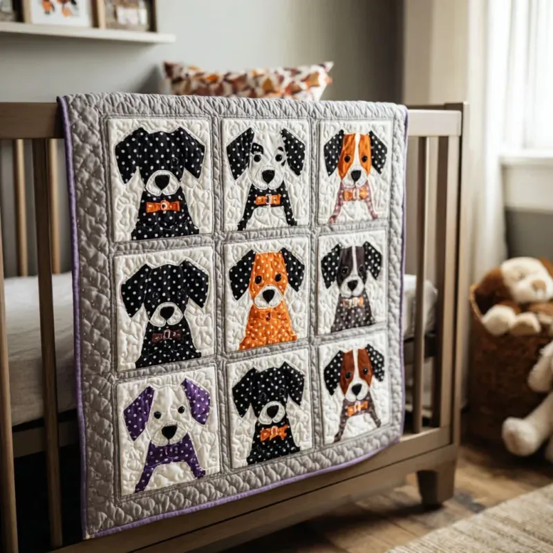 Magic Puppy Bamboo Quilt Blanket