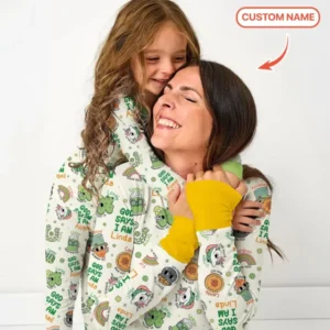 Personalized God Says I Am St. Patrick's Day Family Matching Bamboo Women Pajama Set