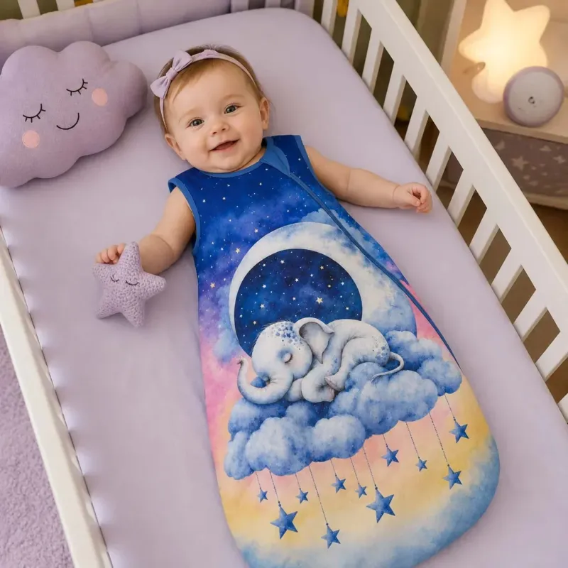 Sleeping Elephant Sky Bamboo Sleep Bag