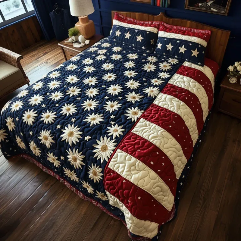 Summer Freedom Bamboo Quilt Bedding Set
