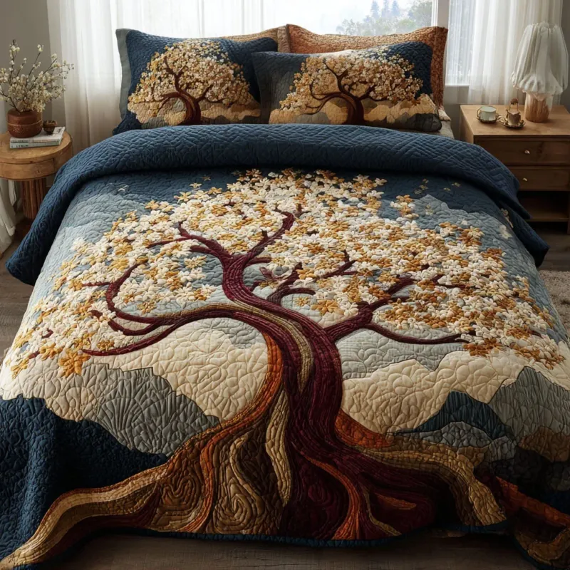 Timeless Tree Bamboo Quilt Bedding Set