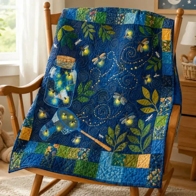 Twilight Glow Bamboo Quilt Blanket