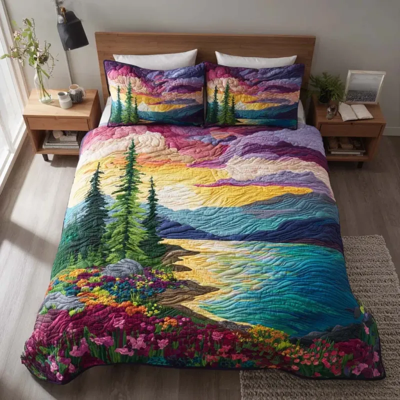 Whispering Earth Dreams Bamboo Quilt Bedding Set