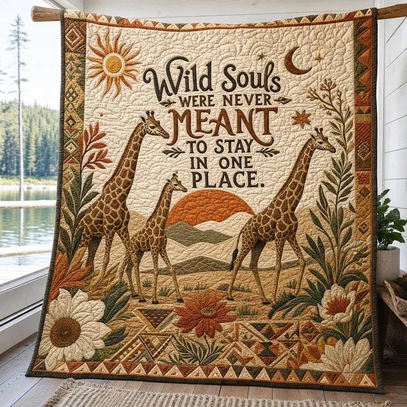 Wild Wanderer Bamboo Quilt Blanket