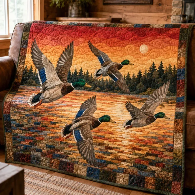 Wild Waters Bamboo Quilt Blanket