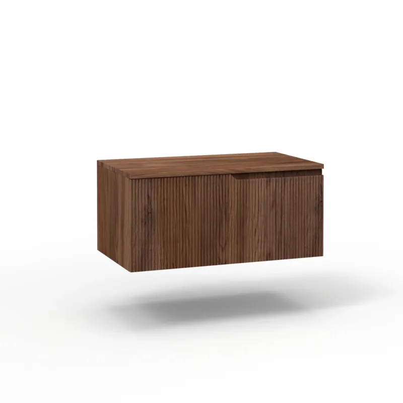 Base con top 1 cestone ZIP rovere rio