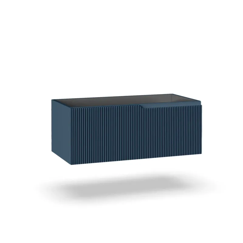 Base portalavabo 1 cestone ZIP blu
