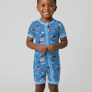 Black Boys I Am Smart Bamboo Shorty Zippy