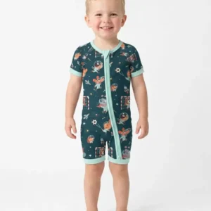 Space Soccer Bamboo Shorty Zippy