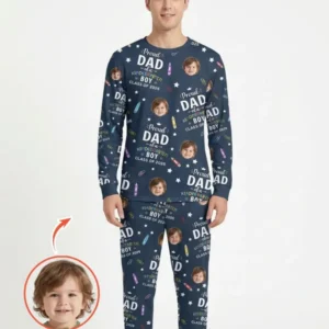 Proud Dad Mom Of Class Of 2026 Bamboo Men's Pajama Set