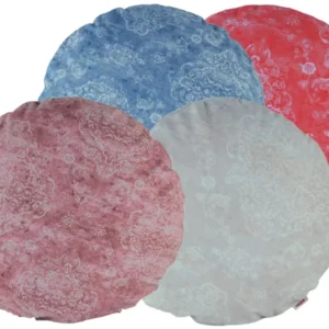 Kissenhülle rund ca. 40 cm Ø Ornament-Druck beties "Ritual"