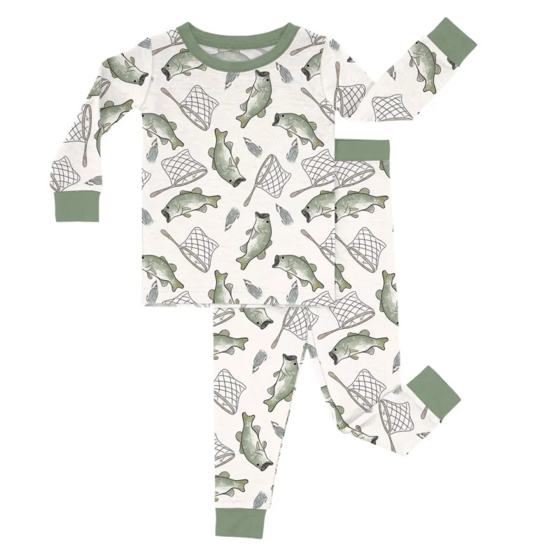 Bass Buddies Two Piece Pajama Set , Bass Buddies Two Piece Pajama Set - 12-18M