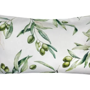 Mediterrane Kissenhülle ca. 30x50 cm aus 100% Baumwolle - Oliven Design aus der beties "Italy Collection"