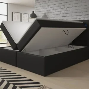 Boxspringbett Reposito mit LED, USB und Stauraum - Luxusbetten24
