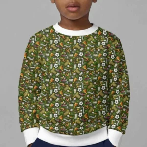 Green Soccer All-Star Bamboo Crewneck Sweatshirt