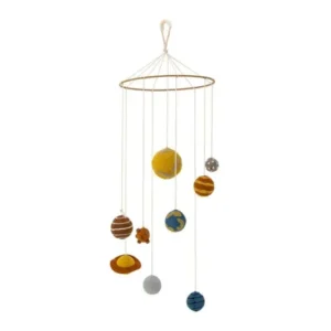 Kinder-Mobile „Cosmi“ – Bunte Baumwolle