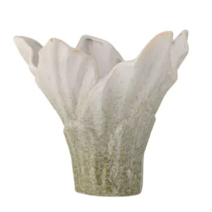 Vase „Caleya“ – Grünes Steingut