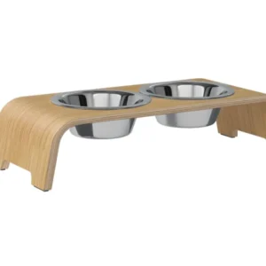 dogBar® S-large - Eiche hell Edelstahl-dogBar-TOJU Interior