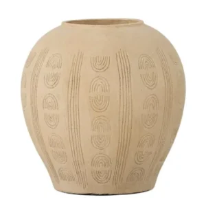 Vase "Aductu" - helles Terrakotta