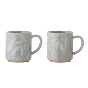 Becher Ceréa - aus Steingut gefertigt / 2er Set