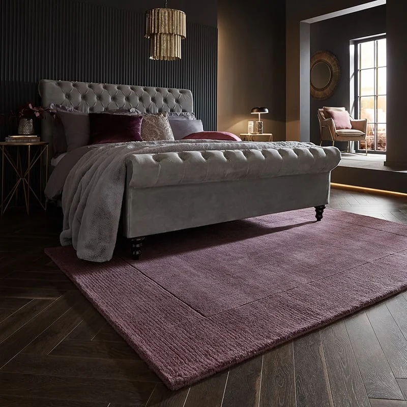 Solid floor rug - Tuscano Purple