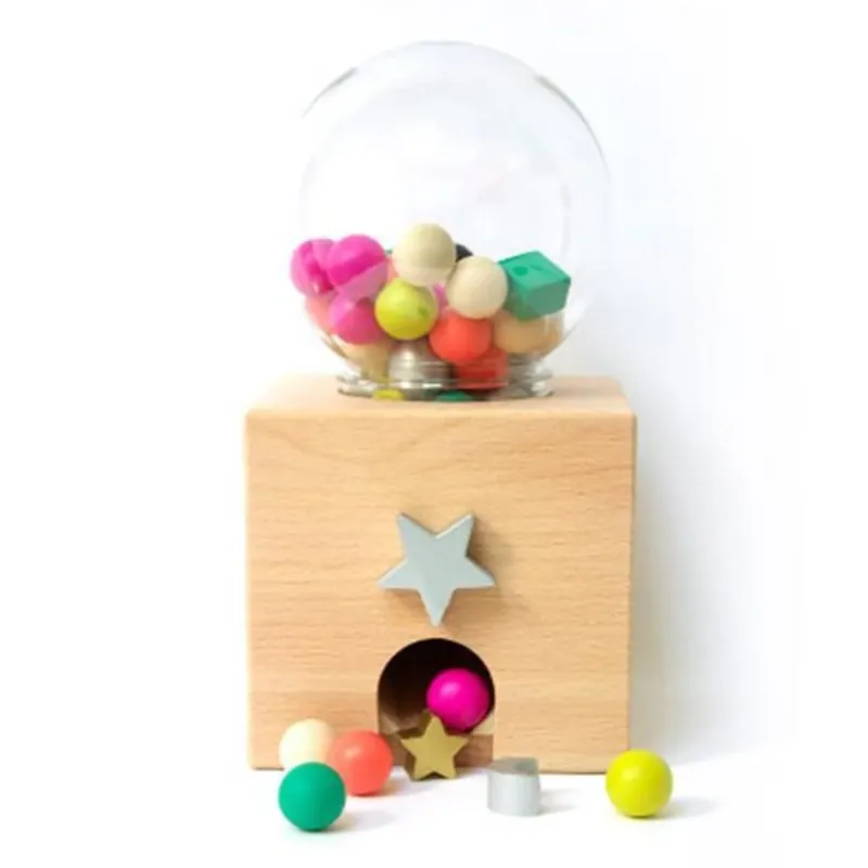 KIKO+ & GG* - Gatcha Gatcha Distributeur De Boules De Gomme En Bois