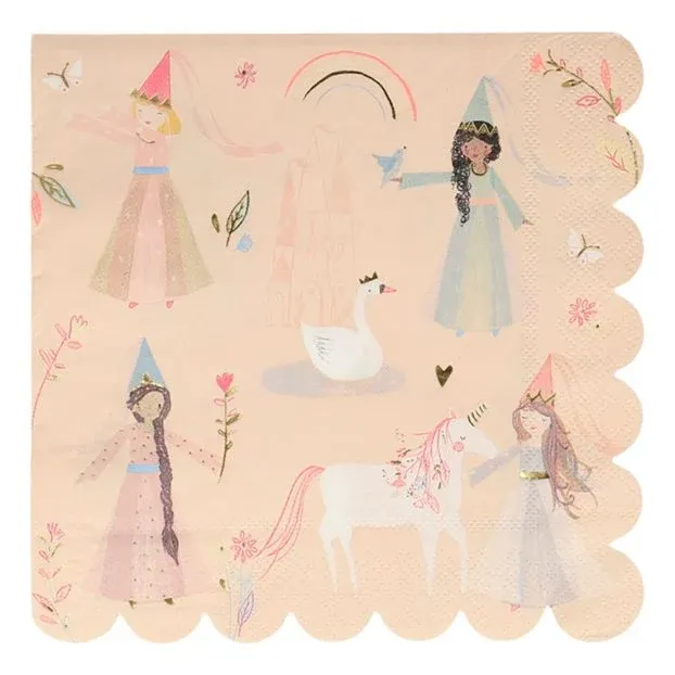 MERI MERI - Grandes Serviettes De Table Princesse