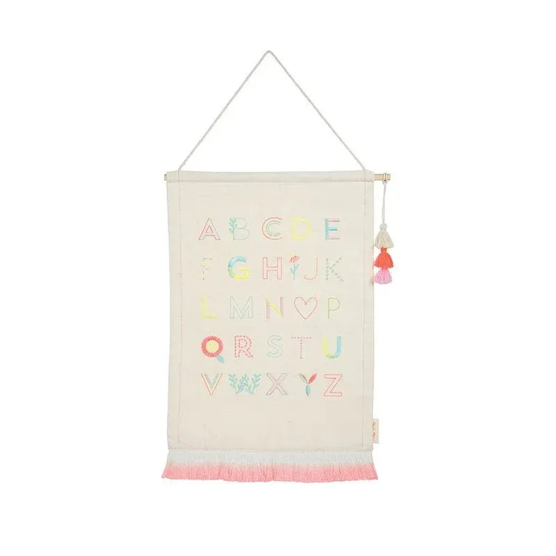 MERI MERI - Tenture Murale En Forme D'alphabet Rose