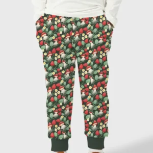Strawberry Ghost Cottagecore Halloween Bamboo Jogger