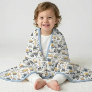 Construction Crew Bamboo Blanket