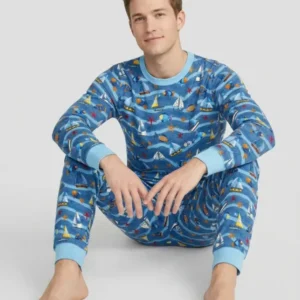 Blue Sail La Vie Family Matching Men's Pajama Set