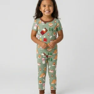 Campfire Bamboo Two Piece Short Sleeve Pajama Set