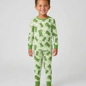 See you later, alligator! Bamboo Two Piece Long Sleeve Pajama Set