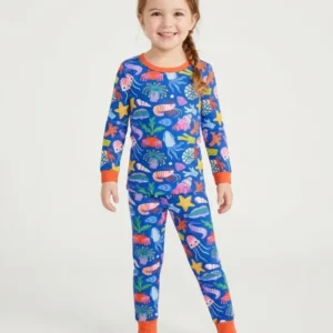 Under the Sea Bamboo Two Piece Long Sleeve Pajama Set