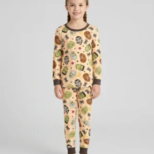 Creepy Crew Family Matching Bamboo Two Piece Long Sleeve Pajama Set