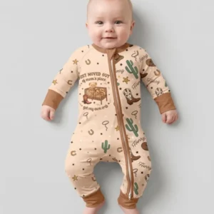 Custom Name Western Moved Out of My Mom's & Place Got My Own Crib Bamboo Convertible Zippy