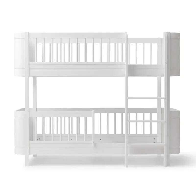 OLIVER FURNITURE - Lit Superposé Mi - Haut Wood Mini+, Blanc