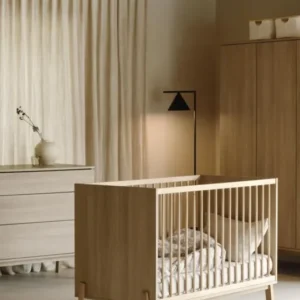 QUAX - Lit Bébé ASHI 120 x 60 cm - Frêne Miel